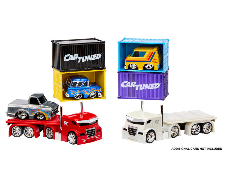 Cartuned 1:64 Container Rigs Series 4 Assortment - Diecast