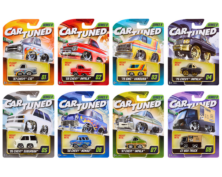 Cartuned 1:64 Series 9 Mainline Assortment Of 8 Styles 2026 - Diecast