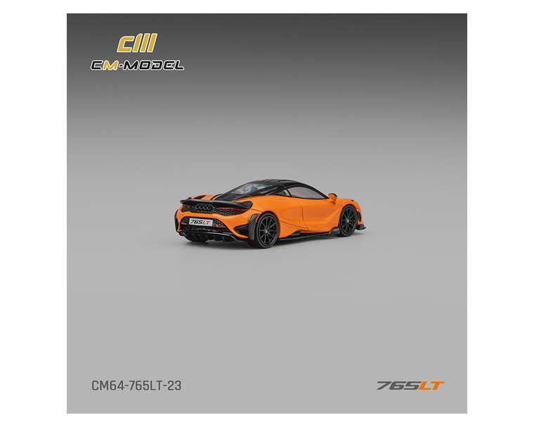 Cm Model 1:64 Mclaren 765lt - Papaya Orange - Limited Edition - Diecast