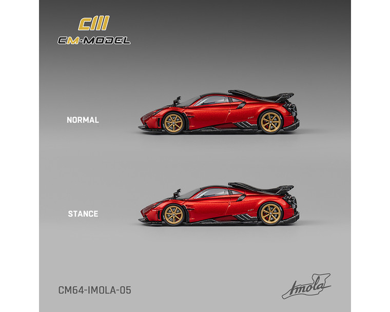 Cm Model 1:64 Pagani Imola - Metallic Red - Diecast
