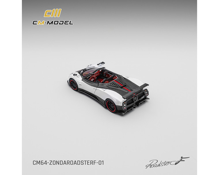 Cm Model 1:64 Pagani Zonda F Roadster- Pearl White - Diecast