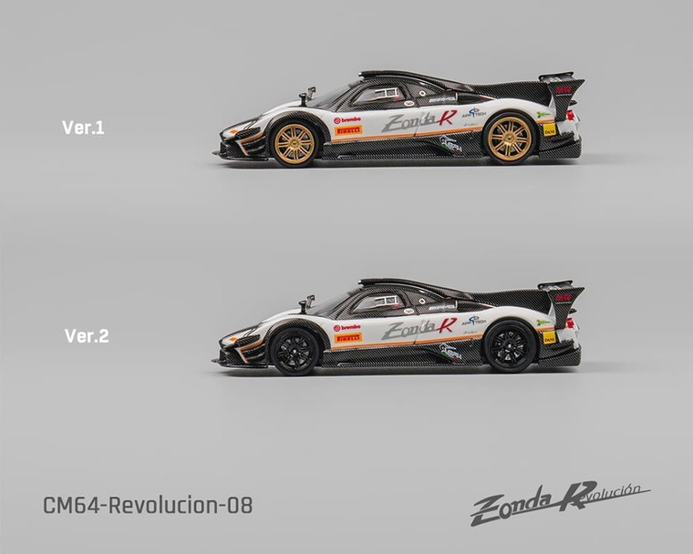 Cm Model 1:64 Pagani Zonda Revolucion- White - Limited Edition - Diecast
