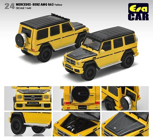 Era Car 1:64 Mercedes-benz G63 Amg (yellow) - Diecast