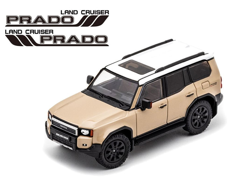 Gcd 1:64 2024 Toyota Land Cruiser Prado Lhd - Yellow - Diecast