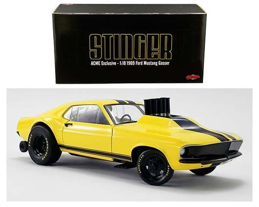 Gmp 1:18 1969 Ford Mustang Gasser Stinger - Acme Exclusive - Diecast