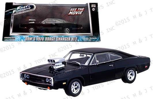 Greenlight 1:43 Fast & Furious 1st (2001) 1970 Dodge Charger - Diecast