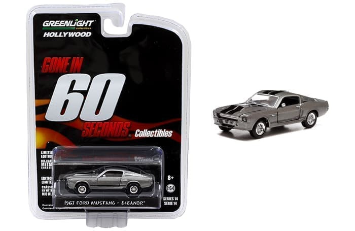 Greenlight 1:64 1967 Ford Mustang Eleanors - Gone In 60 Second - Hollywood - Diecast