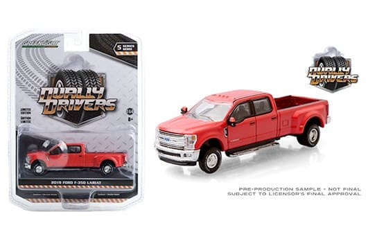 Greenlight 1:64 Dually Drivers Series 5 - 2019 Ford F-350 Dually (red) - Diecast