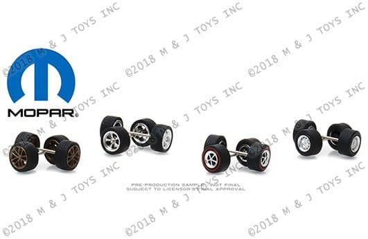 Greenlight 1:64 Hobby Exclusive - Mopar Wheel And Tire Pack - Diecast