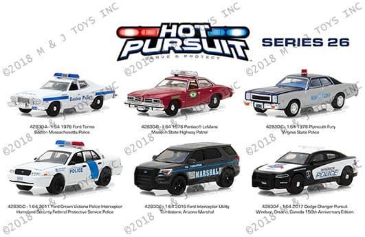 Greenlight 1:64 Hot Pursuit Series 26 Assortment - Diecast