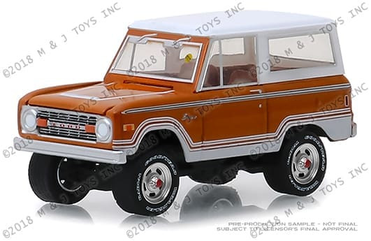 Greenlight 1:64 Mecum Auctions Series 3 - 1977 Ford Bronco Ranger (cinnamon Brown/white Top) - Diecast