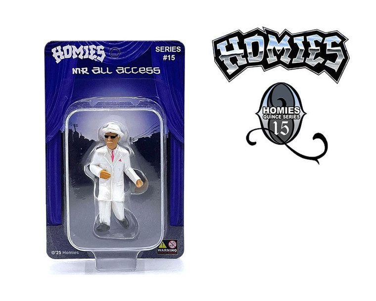 Homies Figures 1.75" Series 15 Special Edition #3 Mr. All Access Figure - Diecast