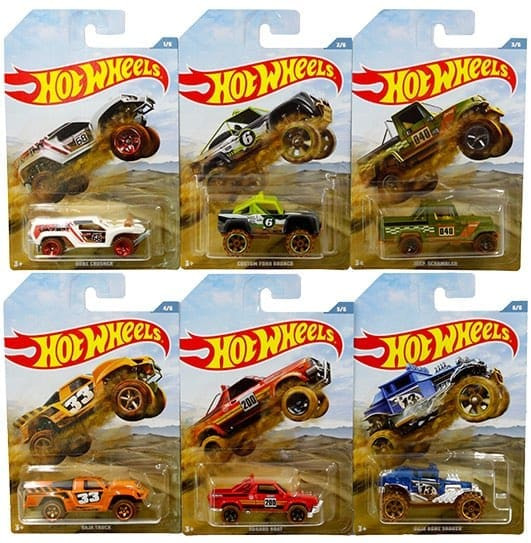 Hot Wheels 1:64 Off-road Racing Assortment (walmart Exclusive) - Diecast