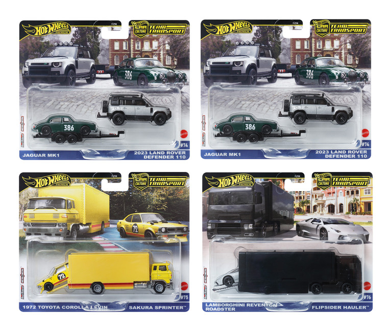 Hot Wheels 1:64 Team Transport 2024 E Case Assortment - Diecast