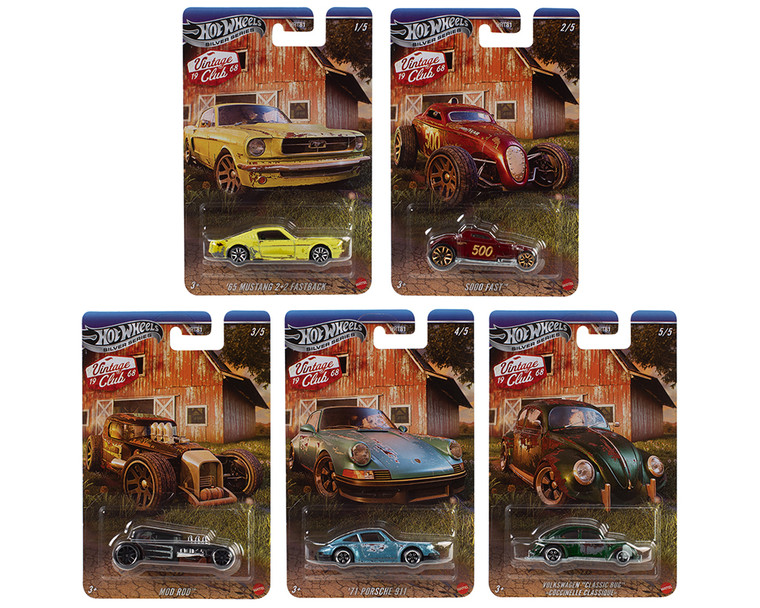 Hot Wheels 1:64 Vintage Grand Prix H Assortment 2025 - Emc Exclusives - Diecast