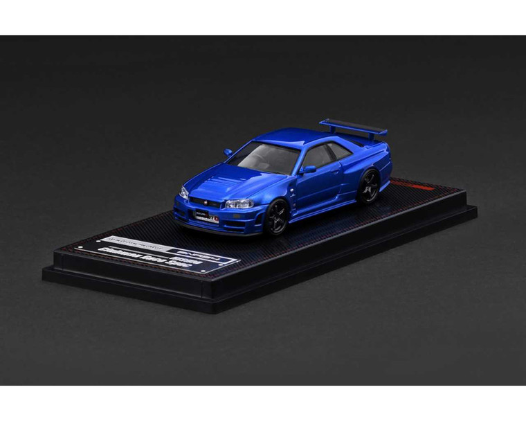 Ignition Model 1:64 Nissan Skyline Gt-r (bnr34) Nismo - Customized Blue Metallic - Limited Edition - Diecast