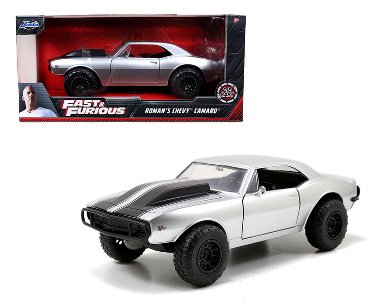 Jada 1:24 Romans Chevrolet Camaro Off-road - Silver - Fast & Furious - Diecast