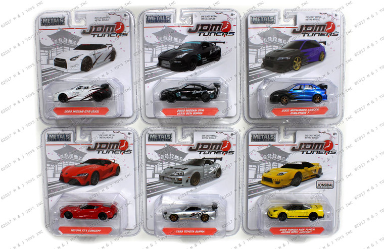 Jada 1:64 Metals - Jdm Tuners Wave 1 Assortment - Diecast