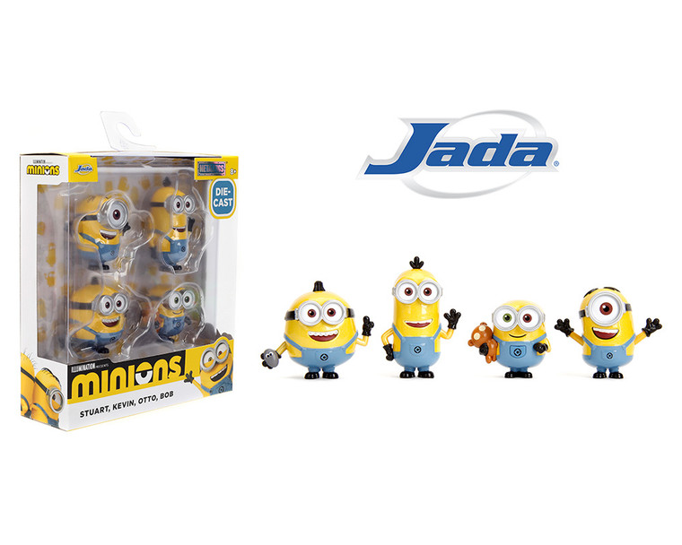 Jada 2.5" Metalfigs - Minions 4 Pack - Diecast