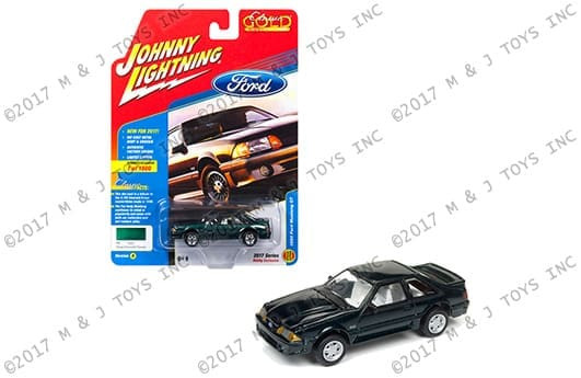 Johnny Lightning 1:64 Classic Gold 2017 Version B - 1990 Ford Mustang Gt - Diecast