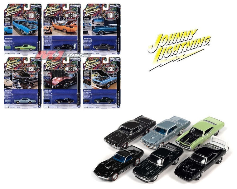 Johnny Lightning 1:64 Muscle Cars Usa 2022 Release 3 Version B Assortment - Diecast