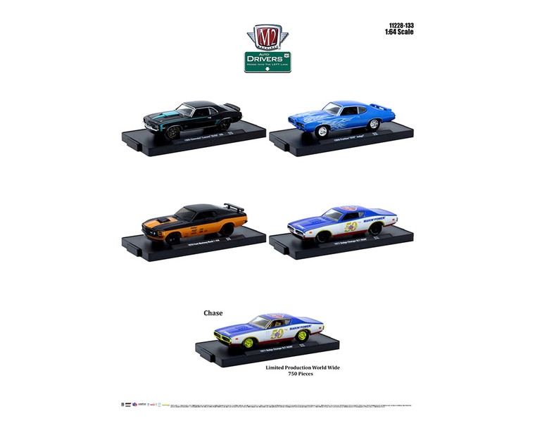 M2 Machines 1:64 Auto-drivers Release 133 Assortment - Diecast