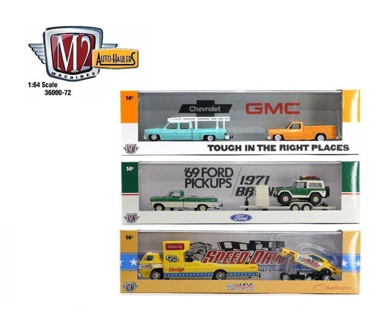M2 Machines 1:64 Auto-haulers Release 72 Assortment - Diecast