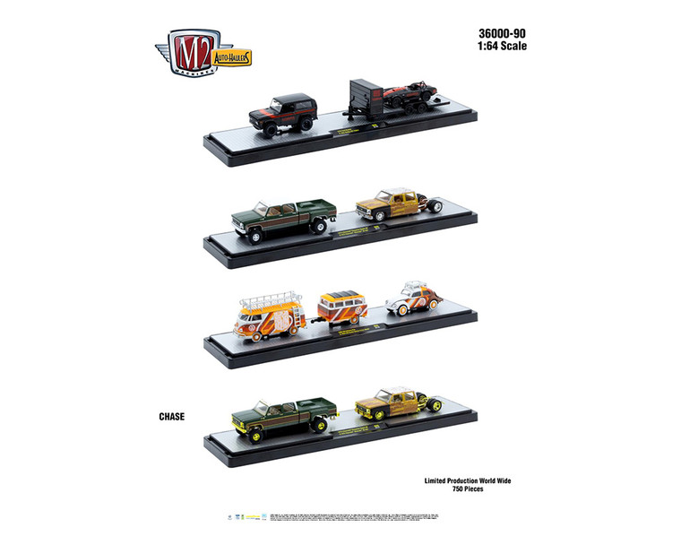 M2 Machines 1:64 Auto-haulers Release 90 Assortment - Diecast