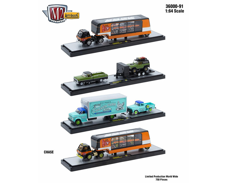 M2 Machines 1:64 Auto-haulers Release 91 Assortment - Diecast