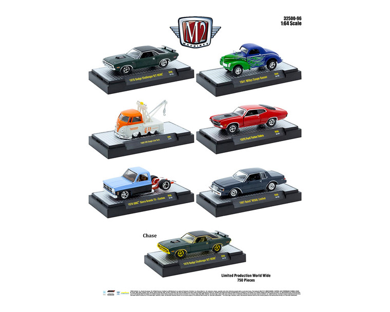 M2 Machines 1:64 Auto-thentics Release 96 Assortment - Diecast
