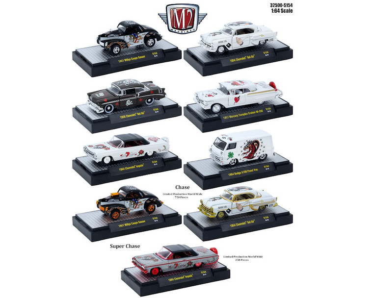 M2 Machines 1:64 Auto-thentics Release S154 Assortment - Diecast