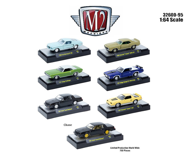 M2 Machines 1:64 Detroit-muscle Release 95 Assortment - Diecast