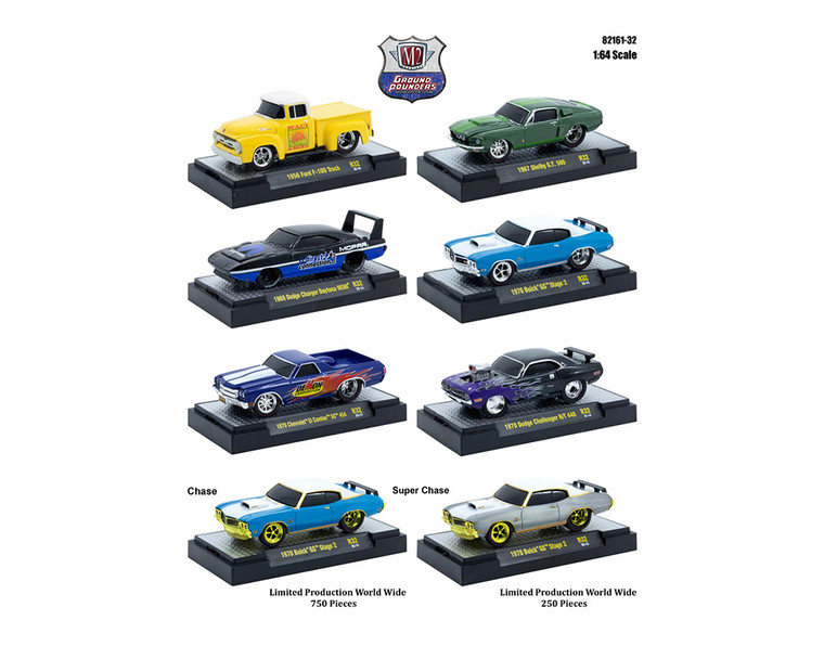 M2 Machines 1:64 Ground Pounders Release 32 Assortment - Diecast