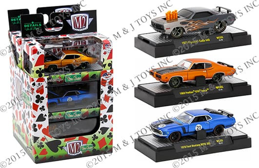 M2 Machines 1:64 Wild Cards Release Wc05 Assortment In Plastic Display Cases - Diecast
