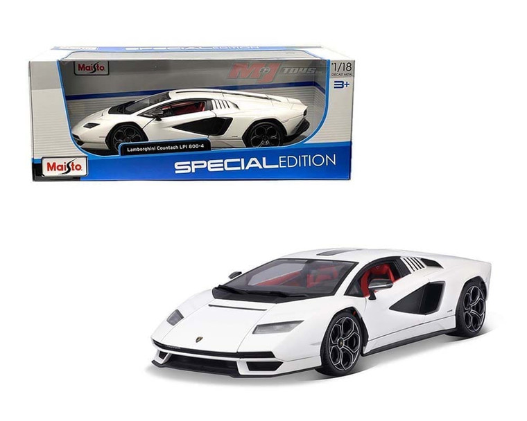Maisto 1:18 Lamborghini Countach Lpi 800-4 (white) - Special Edition - Diecast