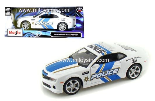 Maisto 1:18 Special Edition - 2010 Chevrolet Camaro Ss Rs Police White - Diecast