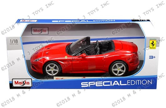Maisto 1:18 Special Edition - Ferrari California (open Top)(red) - Diecast