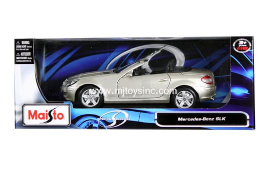 Maisto 1:18 Special Edition Mercedes-benz Slk Convertible - Diecast