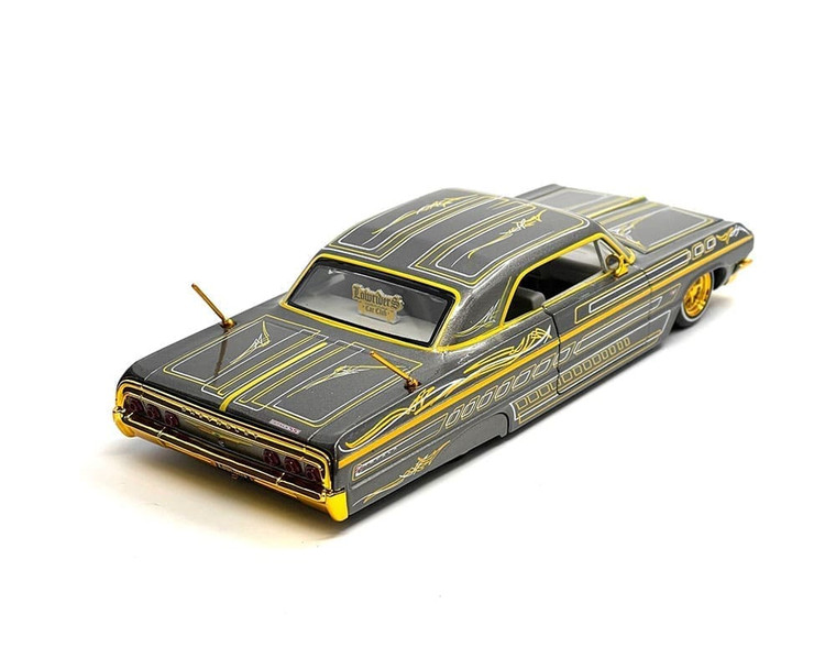 Maisto 1:24 1964 Chevrolet Impala Ss - Grey - Design Lowriders - Mijo Exclusives - Diecast