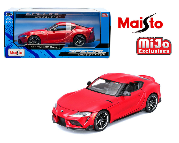 Maisto 1:25 Toyota Gr Supra - Red - Special Edition Mijo Exclusives - Diecast