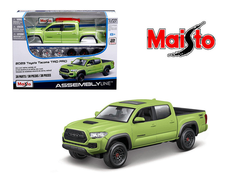 Maisto 1:27 Assembly Line 2023 Toyota Tacoma Trd Pro - Model Kit - Diecast