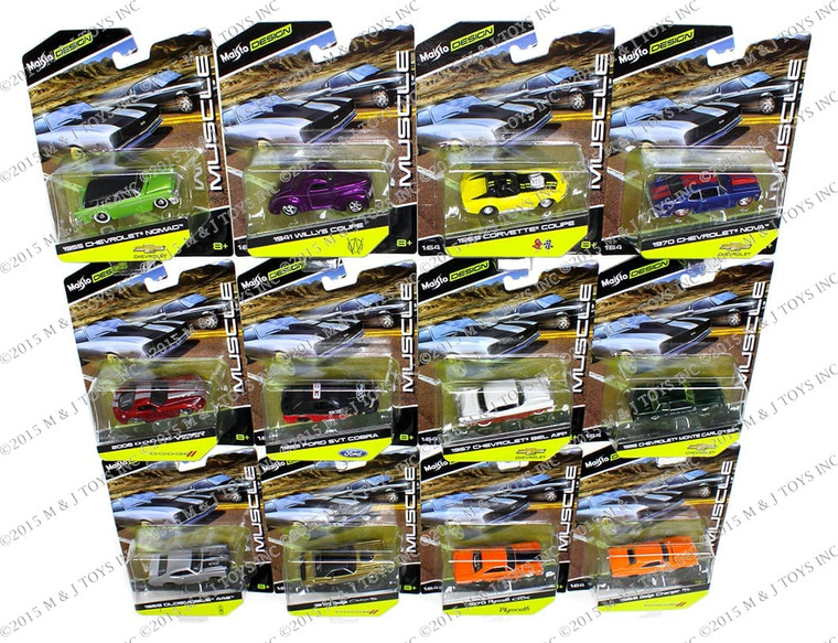 Maisto 1:64 Muscle Assortment D - Diecast