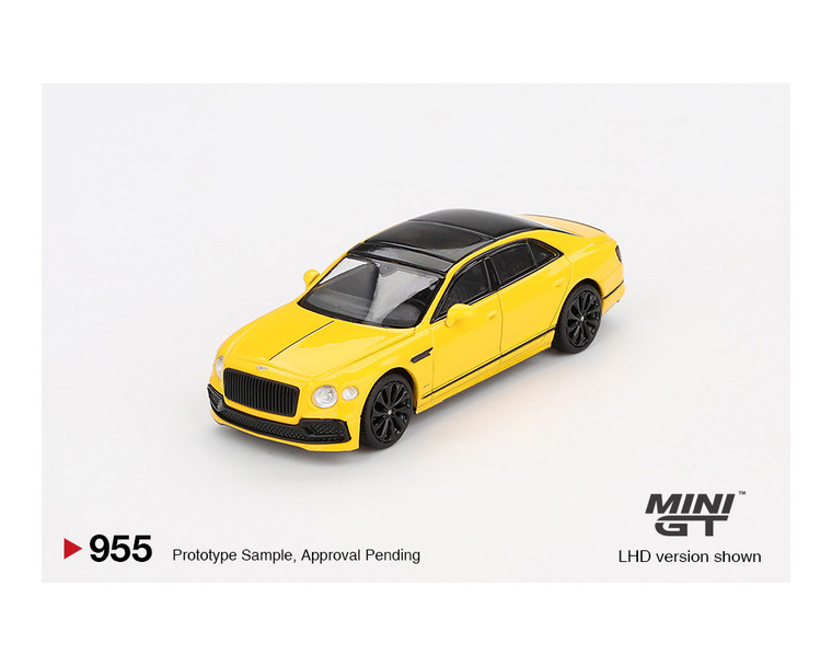 Mini Gt 1:64 Bentley Flying Spur - Monaco Yellow - Diecast
