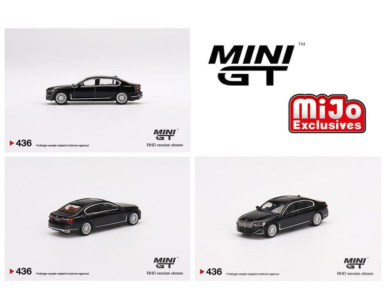 Mini Gt 1:64 Bmw 750li Xdrive Black Sapphire- Mijo Exclusives - Diecast