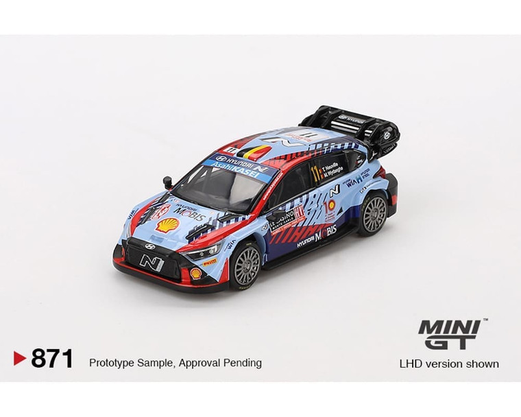 Mini Gt 1:64 Hyundai I20 N Rally1 Hybrid #112024 Rallye Monte-carlo Winner - Diecast