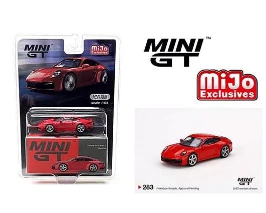 Mini Gt 1:64 Mijo Exclusives Porsche 911 (992) Carrera S (guard Red) - Diecast