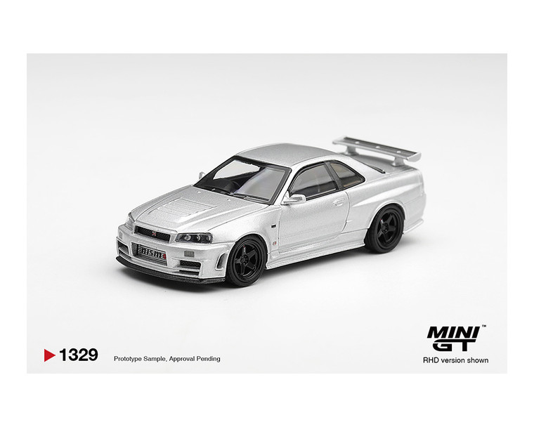 Mini Gt 1:64 Nissan Nismo R34gt-r Z-tune Z-tune Silver - Limited Edition - Diecast
