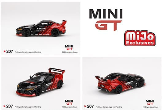 Mini Gt 1:64 Pandem 2019 Toyota Gr Supra V1.0 Advan Sema - Diecast