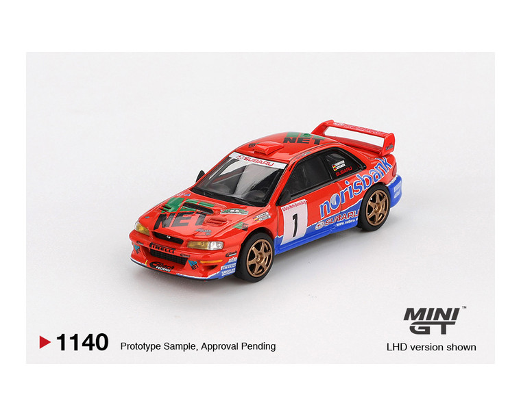 Mini Gt 1:64 Subaru Impreza Wrc97 #1 1999 Drm Champion - Diecast