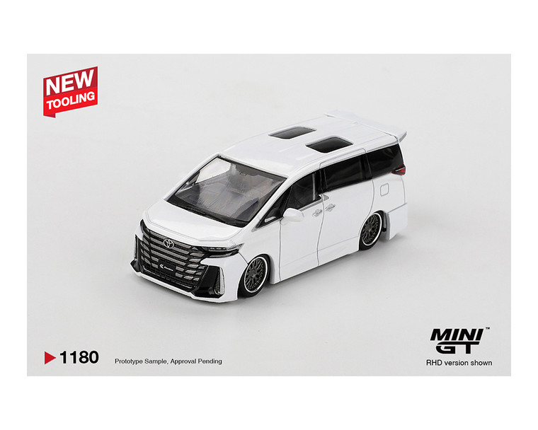 Mini Gt 1:64 Toyota Alphard 40 Kuhl - White - New Tooling! - Diecast